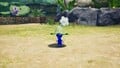 A screenshot of the Hat-Trick Blue Pikmin in the Decopedia.