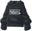 "Pikmin Bloom Logo Hoodie (Black)" Mii outerwear part in Pikmin Bloom.