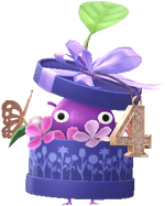 四週年紀念花盒 紫皮克敏