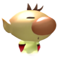 The icon for Captain Olimar in the Nintendo Switch version of Pikmin 2.