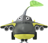 A Rock Airport Decor Pikmin with Toy Airplane decor from Pikmin Bloom.