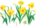 In-game texture for yellow daffodil flowers on the map.