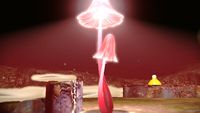 A Red Common Glowcap in Pikmin 3.