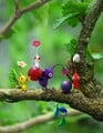 Artwork of the Pikmin family, used for the European cover art.