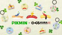 Promotional artwork for the Pikmin x Kura Sushi USA event.