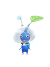 An animation of a Blue Pikmin with a Koppaite Space Suit from Pikmin Bloom