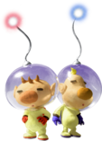 Group art of Captain Olimar and Louie.