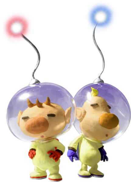 File:P2 Louie and Olimar Clay Artwork.png