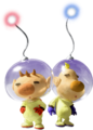 Clay artwork of Olimar with Louie.