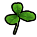The Piklopedia icon of the Clover in the Nintendo Switch version of Pikmin 2.
