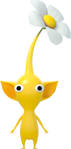 A Yellow Pikmin from Pikmin 4 (reused from Hey! Pikmin).