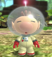 Olimar, as he appears in the Pikmin 3.