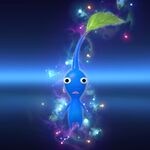 The Blue Pikmin spirit in Super Smash Bros. Ultimate, from the Collection.