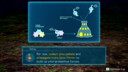 Tutorial diagram explaining the use of glow pellets during a Night expedition in Pikmin 4.