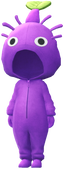 "Pikmin Dress-Up Costume (Purple)" Mii costume in Pikmin Bloom.