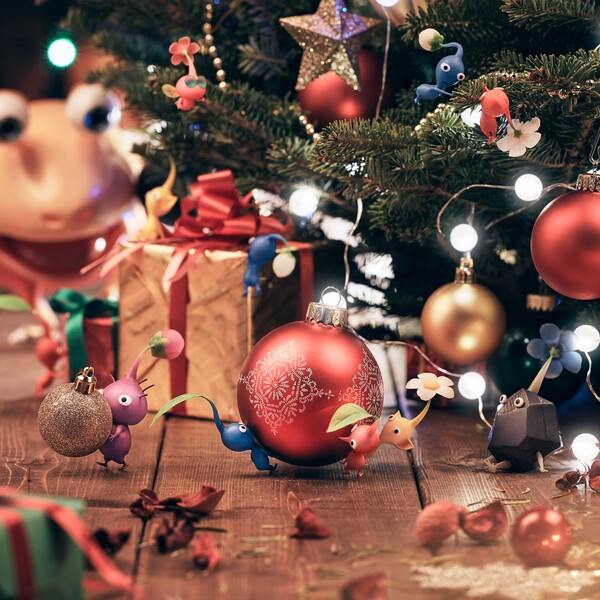 File:Pikmin 3 Deluxe Christmas art.jpg