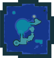 The texture for Seafloor Resort Sublevel 4's radar map in Pikmin 4, with the water edited in.