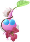 A Winged Park Decor Pikmin with Clover (Rare) decor from Pikmin Bloom.