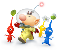 Artwork of Captain Olimar in Super Smash Bros. for Nintendo 3DS and Wii U.