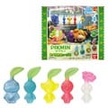 Packaging and gummy lineup featuring Ice Pikmin, Blue Pikmin, Yellow Pikmin, Red Pikmin, and White Pikmin.