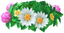 "Flower Crown (Daisy)" Mii head item part in Pikmin Bloom.