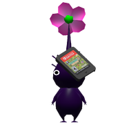 The Chrono-Confused Purple Pikmin, for April Fool's Day.