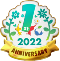Community Day badge for the First Anniversary Community Day.