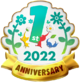 Community Day badge for the First Anniversary Community Day.