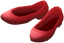 "Enamel Pumps (Red)" Mii part icon in Pikmin Bloom.