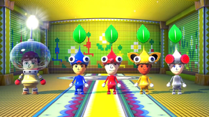 Co-op mode of Pikmin Adventure.