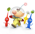Captain Olimar's suit in Super Smash Bros. for Nintendo 3DS and Wii U.