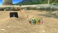 Page 1 of the seventh unique hint in the Tropical Wilds in Pikmin 3 Deluxe.