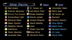 Final Analysis screenshowing all 30 ship parts in Pikmin 1 (Nintendo Switch).