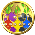 The fifth Pikmin badge from Pikmin Bloom.