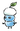 The Brain-Freeze Ice Pikmin as seen in the Pikmin comic.