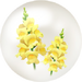 Yellow snapdragon nectar from Pikmin Bloom.
