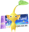 A Yellow Decor Pikmin in Theme Park decor, may be a different location. Not used in-game as of update v45.0.