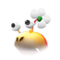 The icon for a Bulbmin in the leaf stage in the Nintendo Switch version of Pikmin 2.
