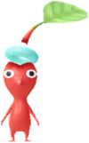 A Red Decor Pikmin in Hair Tie decor.
