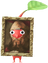 A Red Art Gallery Decor Pikmin with Picture Frame decor from Pikmin Bloom.