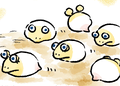 Bulborb Larvae as seen in the "The Joy of Spring" comic.