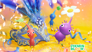Promotional image for the 2025 Rio Carnival Event in Pikmin Bloom.