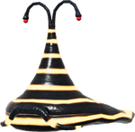 A render of a Pyroclasmic Slooch from Pikmin 4.