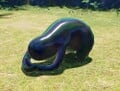 The Waterwraith taking its physical form after its rollers have been destroyed in Pikmin 4's Piklopedia.