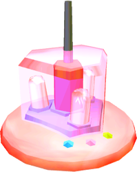 Artwork of the Guard Satellite from Pikmin.