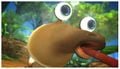 A close-up screenshot of a Whiptongue Bulborb revealed in a Nintendo Direct.