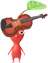 A Red Special Decor Pikmin with Tiny Instrument: Orchestra decor from Pikmin Bloom.