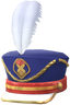 "Marching Hat (Blue)" Mii head item part in Pikmin Bloom.