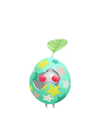 An animation of a White Pikmin with a Easter Egg from Pikmin Bloom