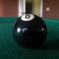 A real world 8-ball.